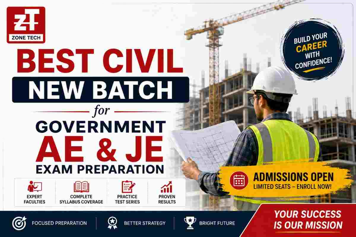 Best Civil New Batch for Government AE and JE Exam Preparation