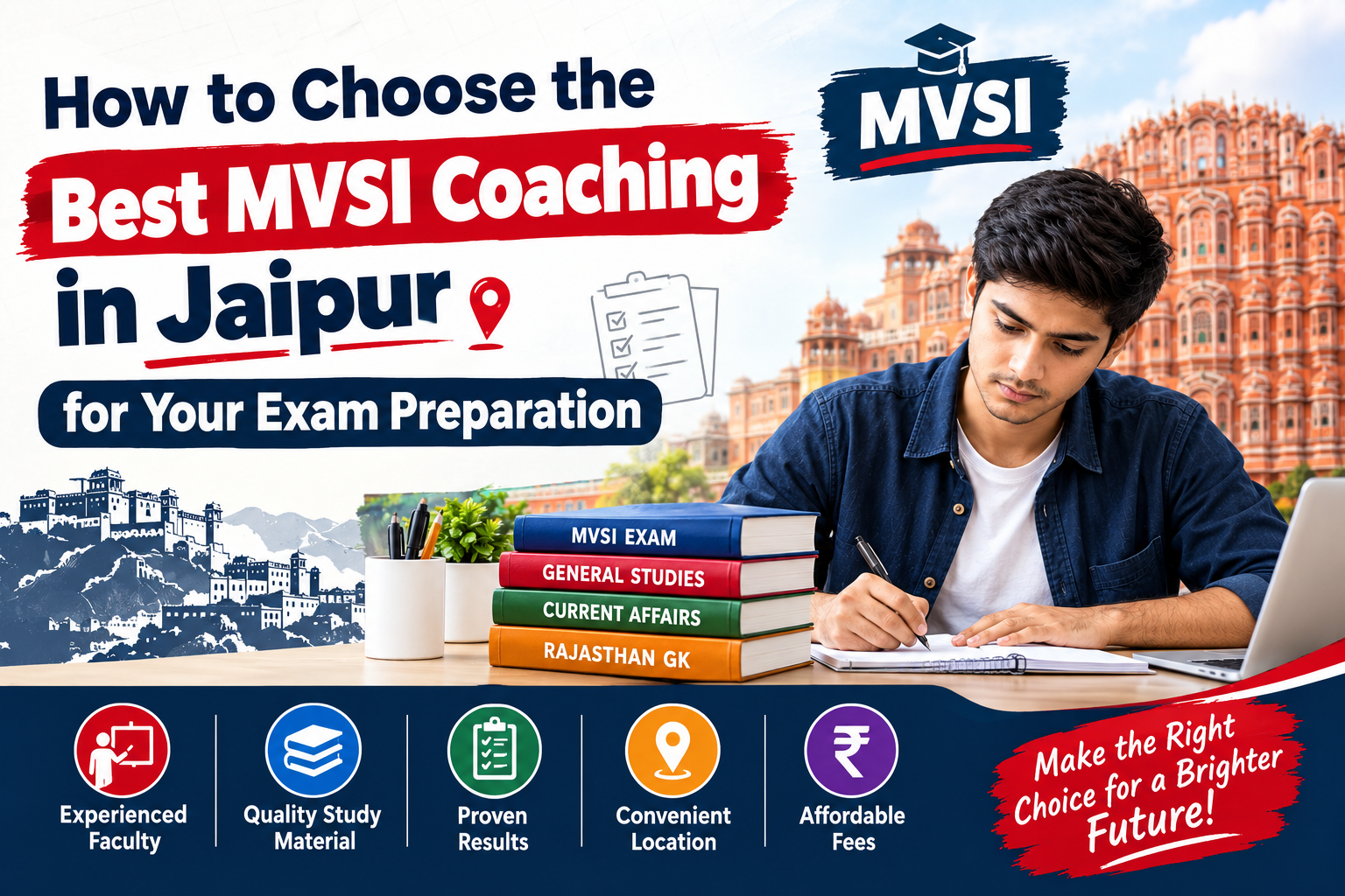How to Choose the Best MVSI Coaching in Jaipur for Your Exam Preparation