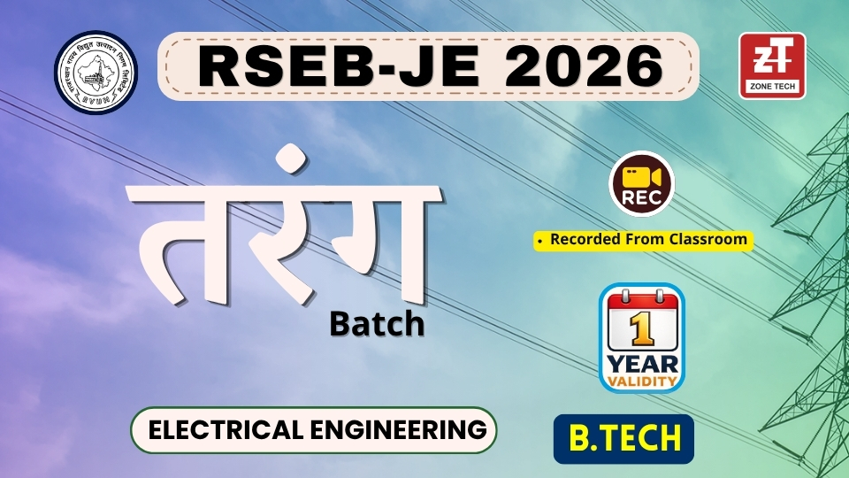 RSEB JE Electrical (B.Tech) Classroom Recorded